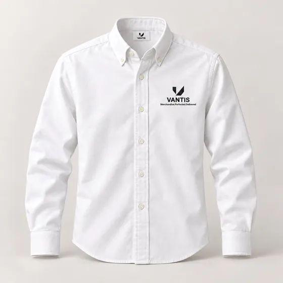 Oxford Shirt, branded with the Vantis logo