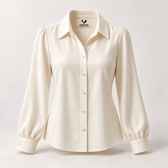 Ladies Blouse, branded with the Vantis logo