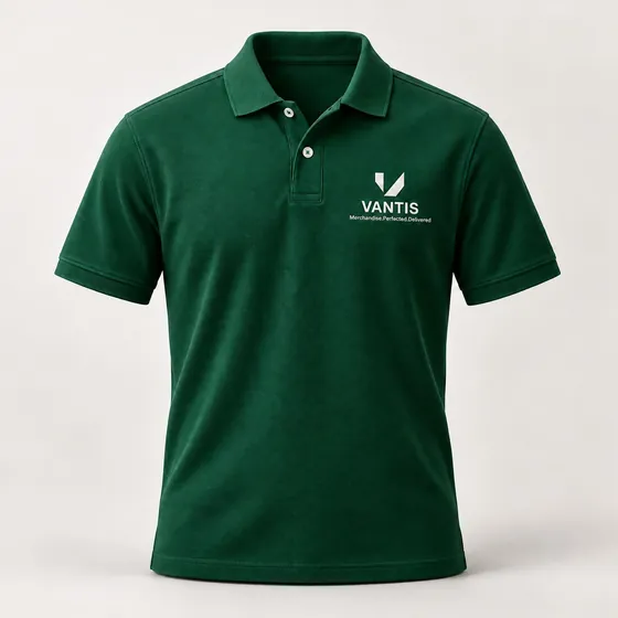 Signature Polo, branded with the Vantis logo