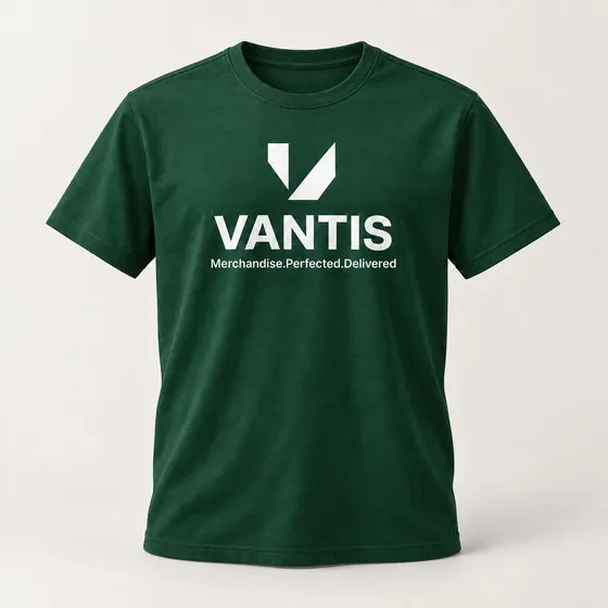 Everyday Tee, branded with the Vantis logo