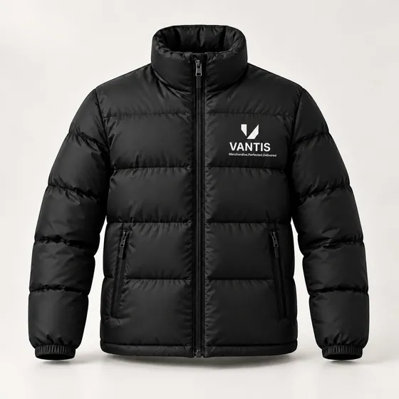 Puffer Jacket, branded with the Vantis logo