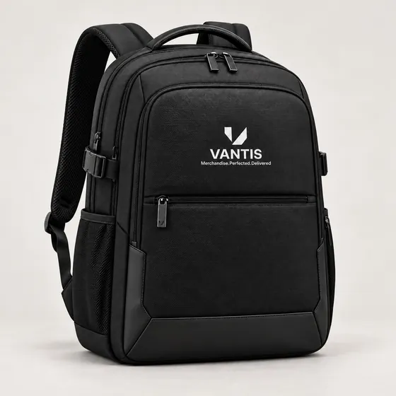Laptop Backpack, branded with the Vantis logo