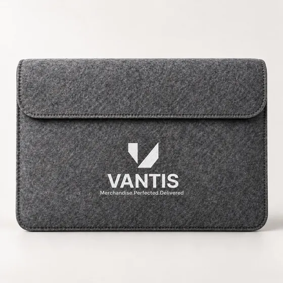 Laptop Sleeve, branded with the Vantis logo