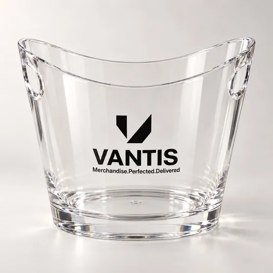 Party Ice Bucket, branded with the Vantis logo