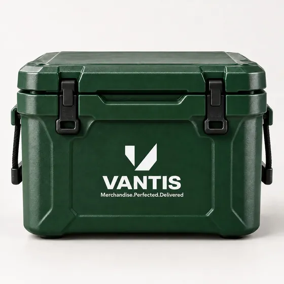 Cooler Box, branded with the Vantis logo