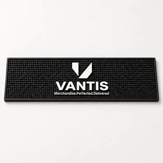 Bar Mat, branded with the Vantis logo