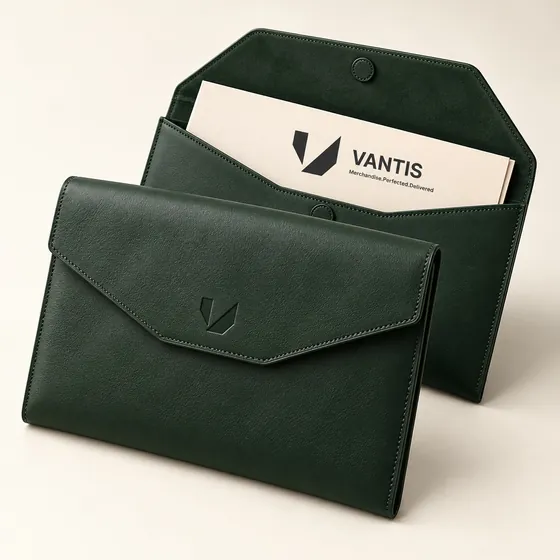 Executive Document Folio, branded with the Vantis logo