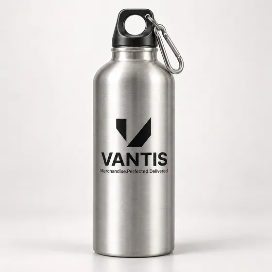 Sports Bottle, branded with the Vantis logo