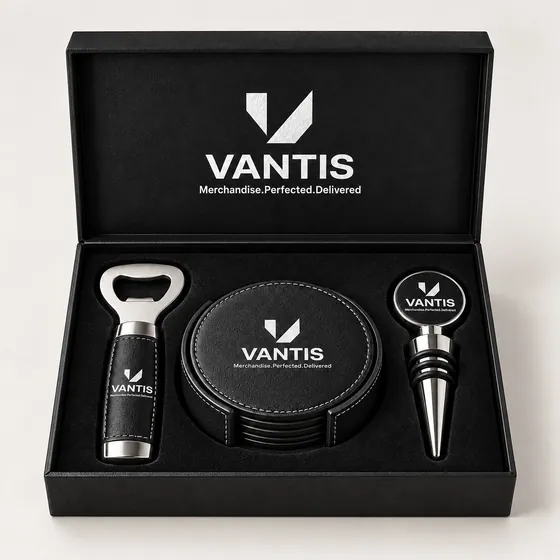 Bar Set, branded with the Vantis logo