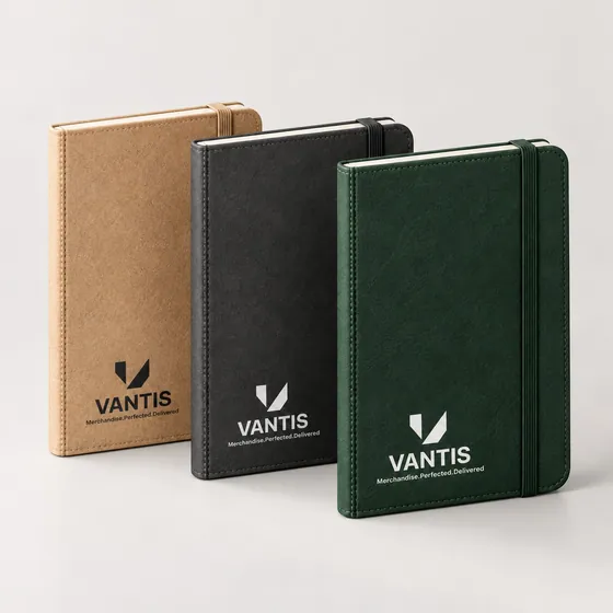 Pocket Notebook Trio, branded with the Vantis logo