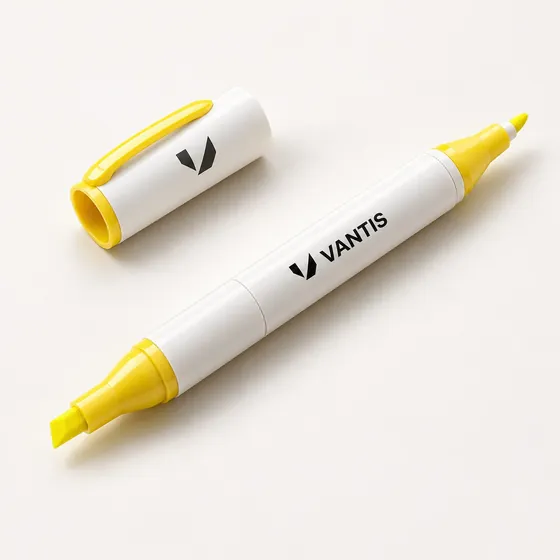 Highlighter Pen, branded with the Vantis logo