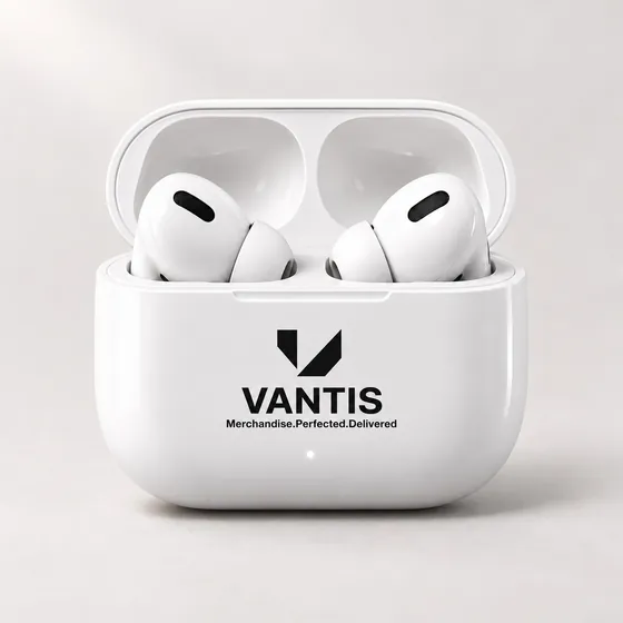 Wireless Earbuds, branded with the Vantis logo