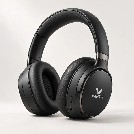 Over-Ear Headphones, branded with the Vantis logo