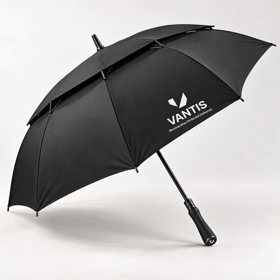 Golf Umbrella, branded with the Vantis logo