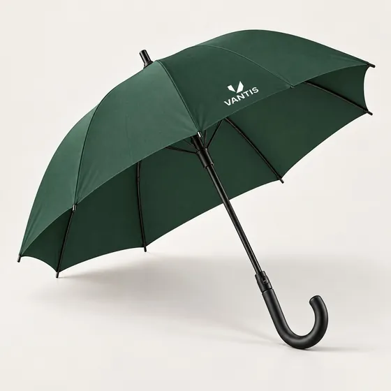 Stick Umbrella, branded with the Vantis logo